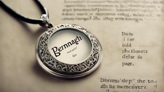 Pendant Deutsch Bedeutung: Erklärung, Herkunft und Verwendung